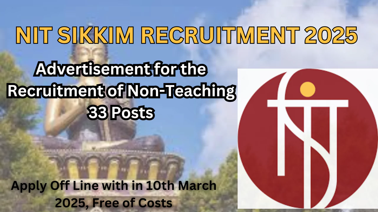 NIT Sikkim Recruitment 2025