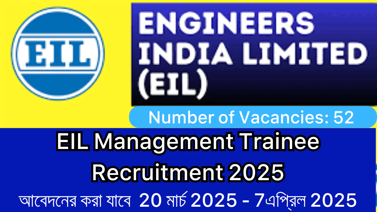EIL Management Trainee Recruitment 2025