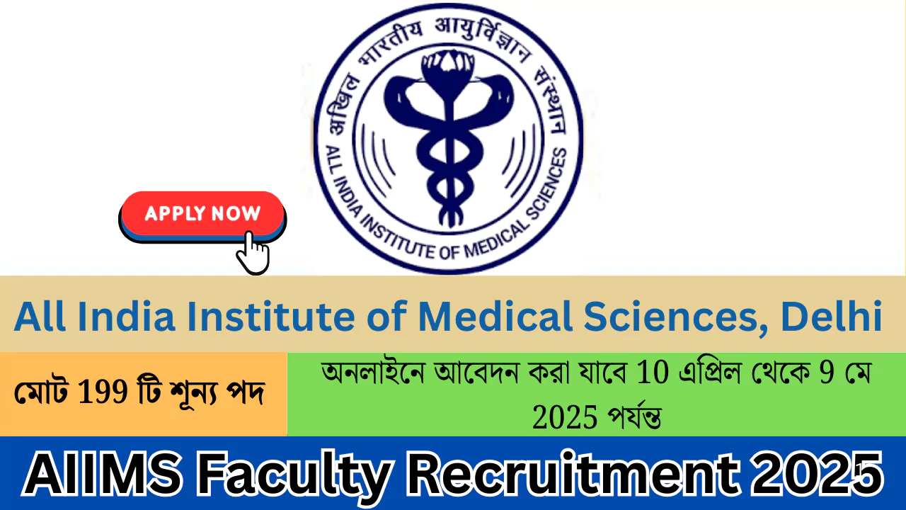 AIIMS Faculty Recruitment 2025