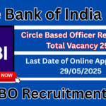 SBI CBO Recruitment 2025