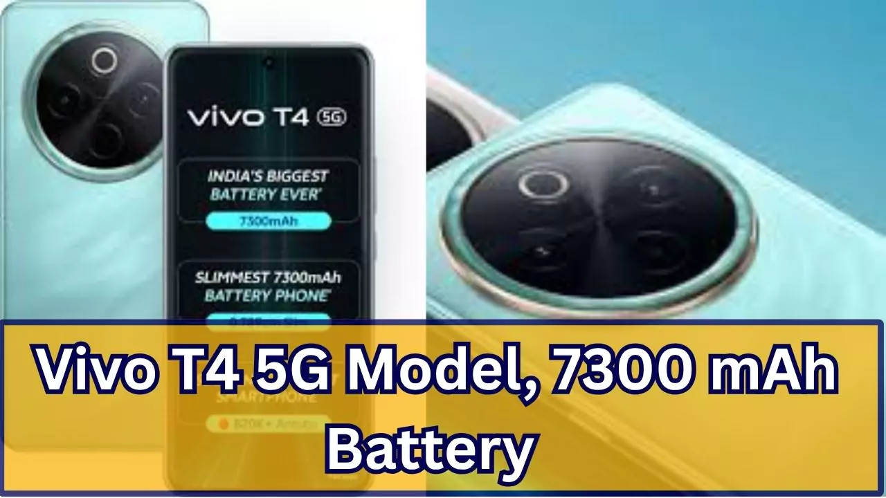 Vivo T4 5G Model, 7300 mAh Battery